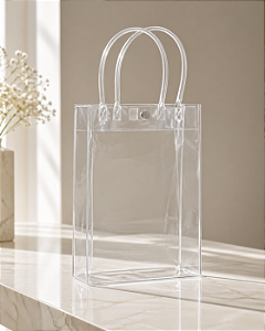 SACOLINHA CRISTAL 24,5X20X6CM 1UN