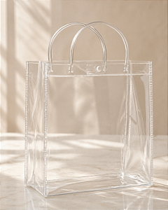 SACOLINHA CRISTAL 20X20X6CM 1UN