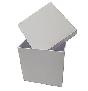 CAIXA RIGIDA PANETONE AZUL BB 16X16X20CM 1UN