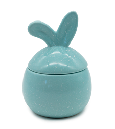 PORTA CONDIMENTO ORELHAS COELHO AZUL 9cm 1 UN