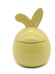 PORTA CONDIMENTO ORELHAS COELHO AMARELO  9cm 1 UN