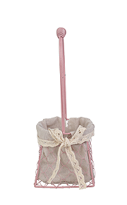 CESTA C/ALCA ROSA 11cm 1 UN