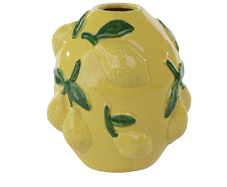 VASO AMARELO/VERDE 15cm 1 UN