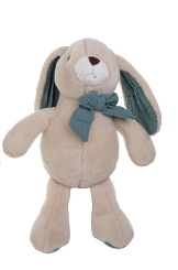 COELHO PELUCIA  AZUL 25cm 1 UN