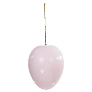 OVO PENDURAR ROSA 15cm 1UN