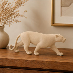 ESCULTURA LEOPARDO EM POLIRRESINA 1UN