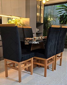 CADEIRA AVULSA CANELA PRETO MODELO 19 (UNIDADE)