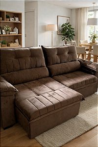 Sofá Havana 2,50m Marrom