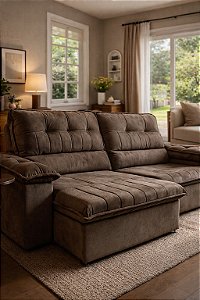 Sofá Havana 2,90m Marrom