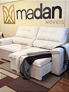 Sofá Havana 2,50m Creme Palha