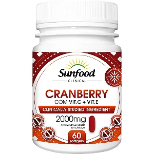 Cranberry com Vitaminas C e E para saúde total!