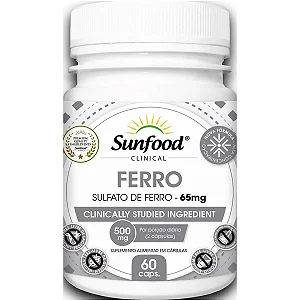 Sulfato de Ferro: Revitalize sua energia e evite a anemia de forma natural!