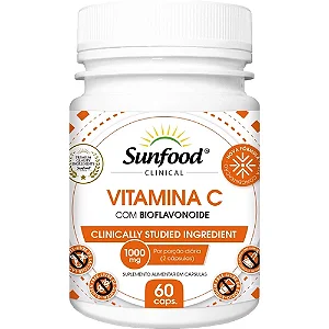 VITAMINA C 1000MG 60CAPS SUNFOOD CLINICAL