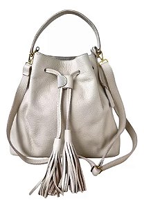 Bolsa Saco Lizzi em Couro Legitimo