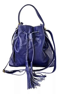Bolsa Saco Lizzi em Couro Legitimo