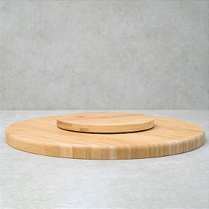 TABUA DE BAMBU COM BASE GIRATORIA - OIKOS NATURAL  - ECOA