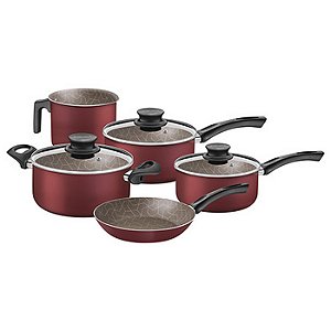 JG DE PANELAS DE ALUMINIO ANTIADERENTE PARIS VM 05 PCS - TRAMONTINA - GOMES