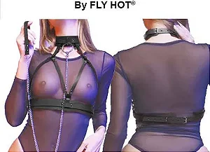 Harness Top com Coleira