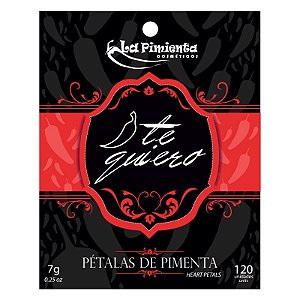 Pétalas Formato Pimenta Morango com Champagne