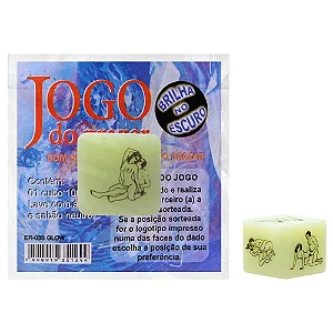 Dado Jogo do Prazer Fluorescente
