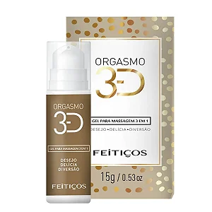Gel 3D Orgasmo Excitante 3 Em 1 15G