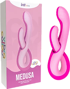 Medusa Vibrador Flexível Dupla Estimulação