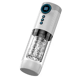 Lanterna Masturbador com Vai e Vem Rotação e Sucção