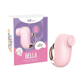 Vibrador com ondas de pressão e controle via aplicativo Bella Rosa INTT Collors