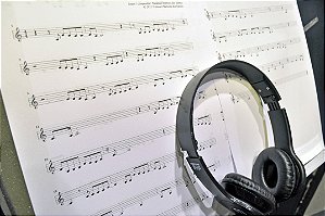 Partitura para músico executante (cada música)