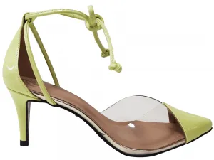 Scarpin Vinil e verniz 7cm