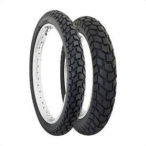 Pneu Moto Diant 90/90-19 E Traseiro 120/80-18 T&C Technic