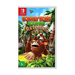 Jogo Donkey Kong Country Returns HD, Nintendo Switch, Lacrado