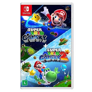 Jogo Super Mario Galaxy + Super Mario Galaxy 2, Nintendo Switch, Lacrado