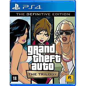 Jogo Gta The Trilogy Definitive Edition, Ps4, Lacrado