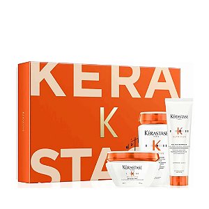 Kerástase Nutritive Kit - Shampoo Bain Satin 250ml + Máscara Masquintense 200ml + Leave In Nectar Thermique 150ml