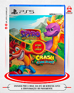 Pacote Spyro + Crash Bandicoot N. Sane Trilogy - Ps5