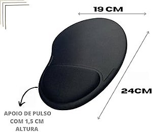 Mouse Pad com Apoio