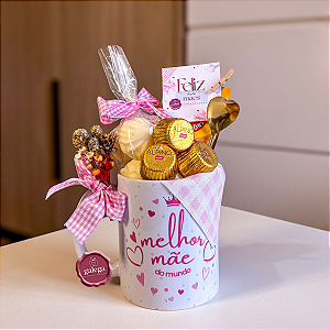 Caneca Melhor Mãe do Mundo com Café e Mimos | Café na Caneca