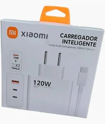 Carregador Inteligente  120W com 3 Portas - Máxima Eficiência de Carregamento