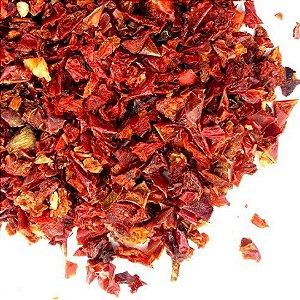 Pimentão Vermelho Desidratado em Flocos