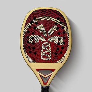 Raquete Beach Tennis Turquoise DNA Carbon - Gold