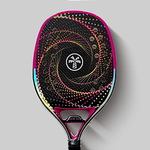 Raquete Beach Tennis Turquoise Expanse 1.2 - Rosa Fluo