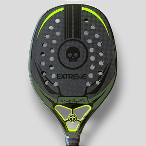 Raquete Beach Tennis Turquoise Black Death Extreme 11.1 Army Verde