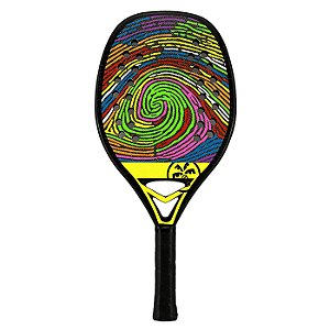 Raquete Beach Tennis Turquoise DNA Colors Extreme Amarela – Full Kevlar 21mm