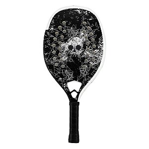 Raquete Beach Tennis Turquoise Black Death Challenge Branca – Carbon Glass Composite + Soft EVA