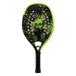 Raquete Beach Tennis Turquoise Black Death Challenge Verde – Carbon Glass Composite + Soft EVA
