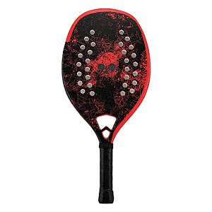 Raquete Beach Tennis Turquoise Black Death Challenge Vermelha – Carbon Glass Composite + Soft EVA