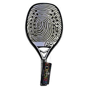 Raquete Beach Tennis Turquoise DNA Colors Extreme Branca – Full Kevlar 21mm