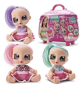 Boneca Baby Rainbow Surprise Infantil Menina Cabelo Colorido