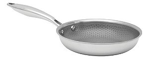 Frigideira Inox 24cm Cerâmica Isa Scherer Indução Anti-risco